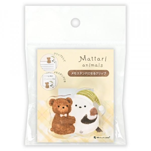 NB Mattari Animals 2-Way Clip - Long-Tailed Tit