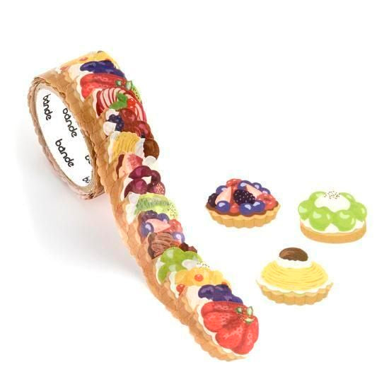 Bande Washi Tape Sticker Rolls - Tarts