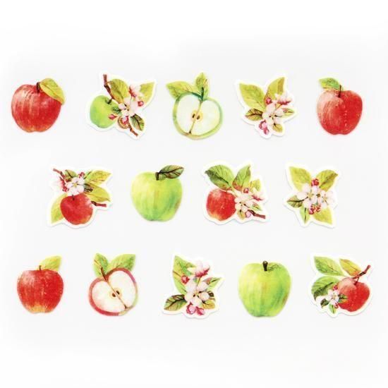 Bande Washi Tape Sticker Rolls - Apples