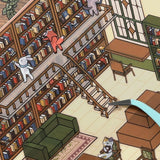 BGM Diorama 2.5D Stickers - Vol. 2 - Library