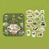 BGM Clear Flake Stickers - Cafe A La Mode - Pine Needle