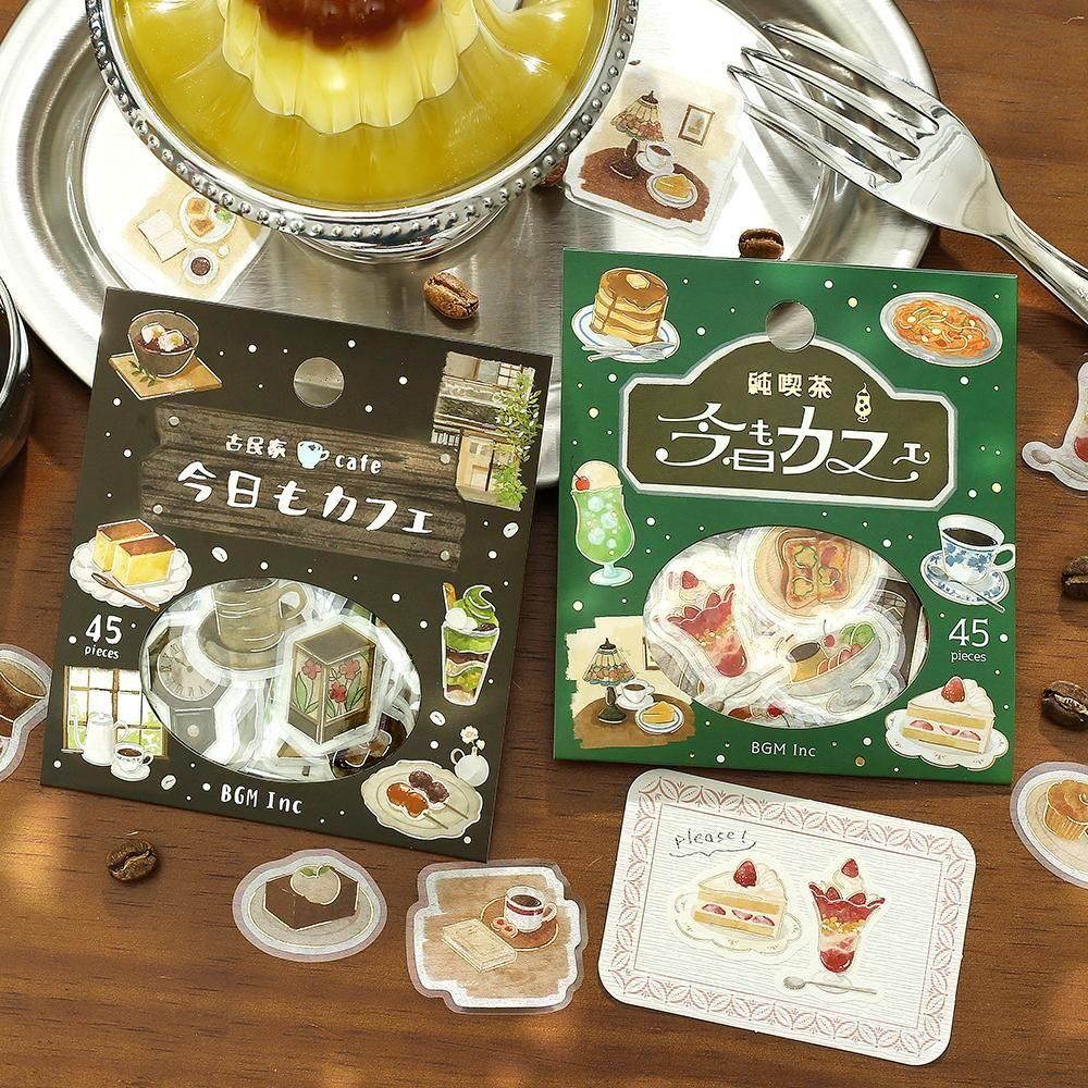BGM Planner Sticker Flakes - Today's Cafe - Pure Coffee Shop