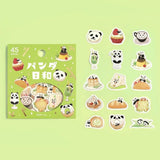 BGM Planner Sticker Flakes - A Panda Day - Teahouse