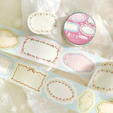 BGM Roll Stickers - Writable Stickers - Flower Frames