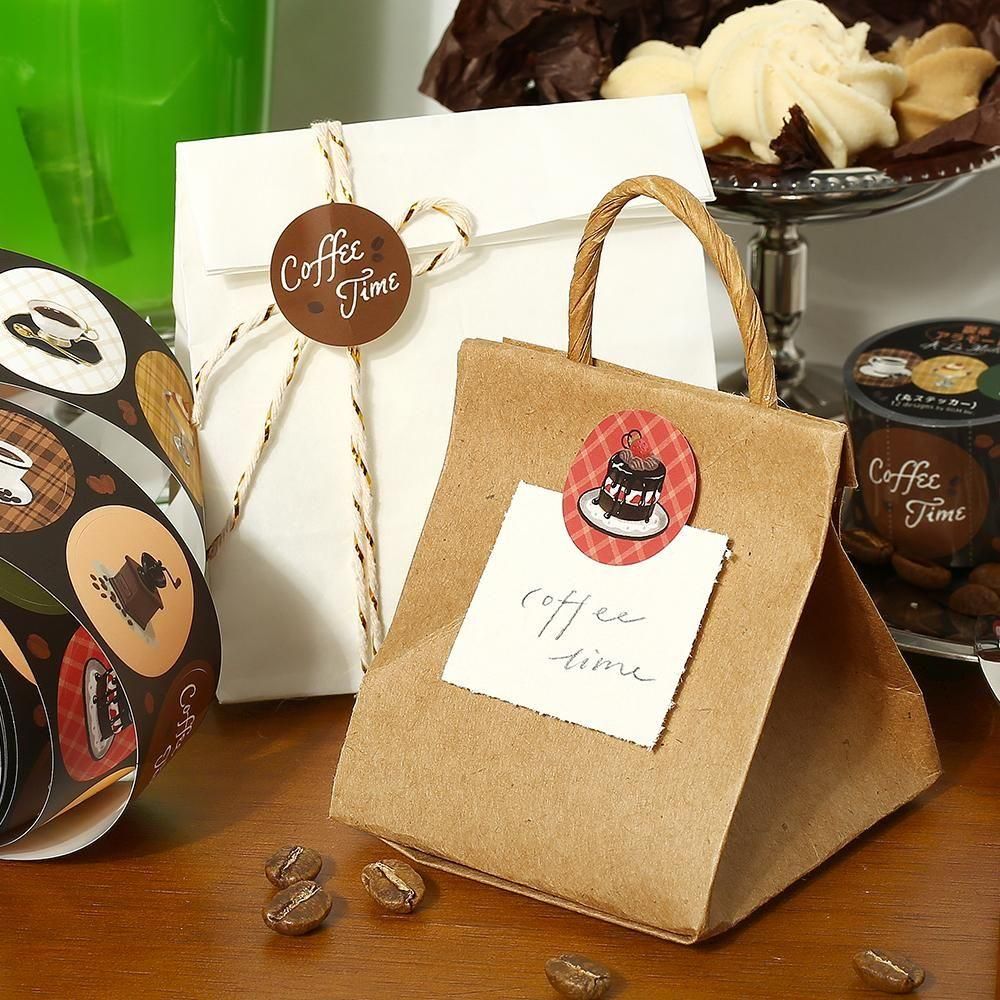 BGM Roll Stickers - Round Stickers - Cafe a La Mode