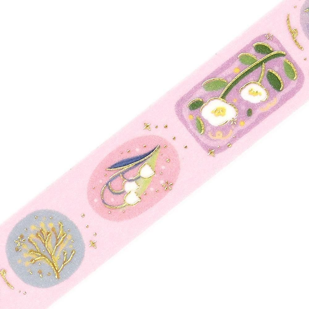 BGM Washi Tape - Life - Flower Brooch