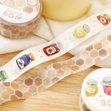 BGM Washi Tape - Life - Grand Honeycomb
