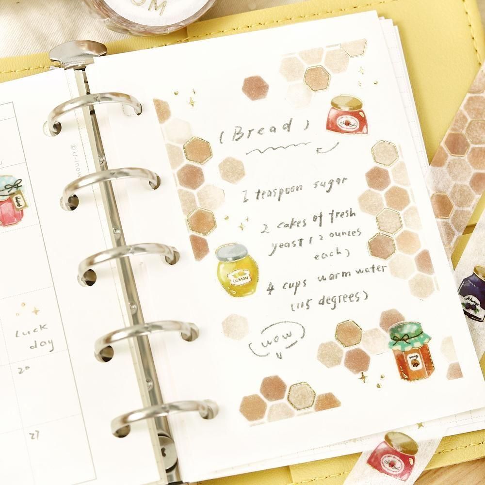 BGM Washi Tape - Life - Grand Honeycomb
