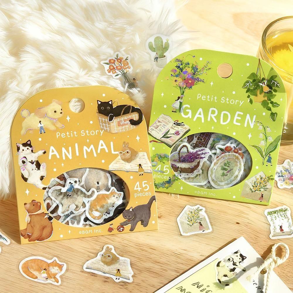 BGM Flake Stickers - Petit Story - Animal