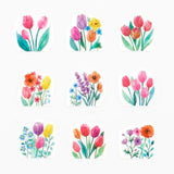 Bande Washi Tape Sticker Roll - kalo - Tulip Fields
