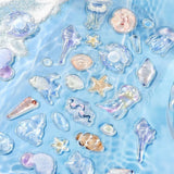 BGM Kyururun Sticker Sheet - Sea Creatures