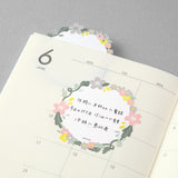 Midori Sticky Notes - Die-Cut Wreath