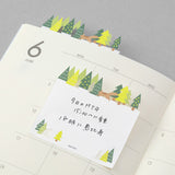 Midori Sticky Notes - Die-Cut Forest
