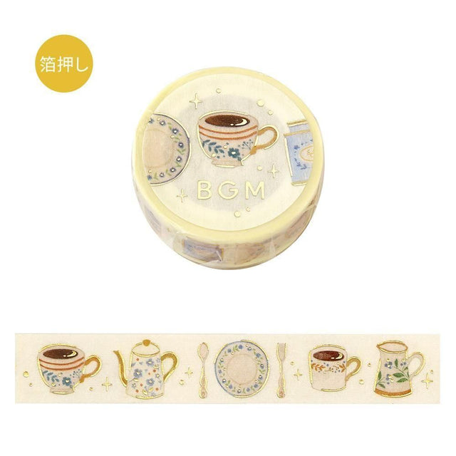 BGM Washi Tape - Life - Afternoon Tea Set