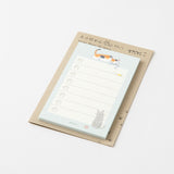 Midori Sticky Notes - To Do Cat Green