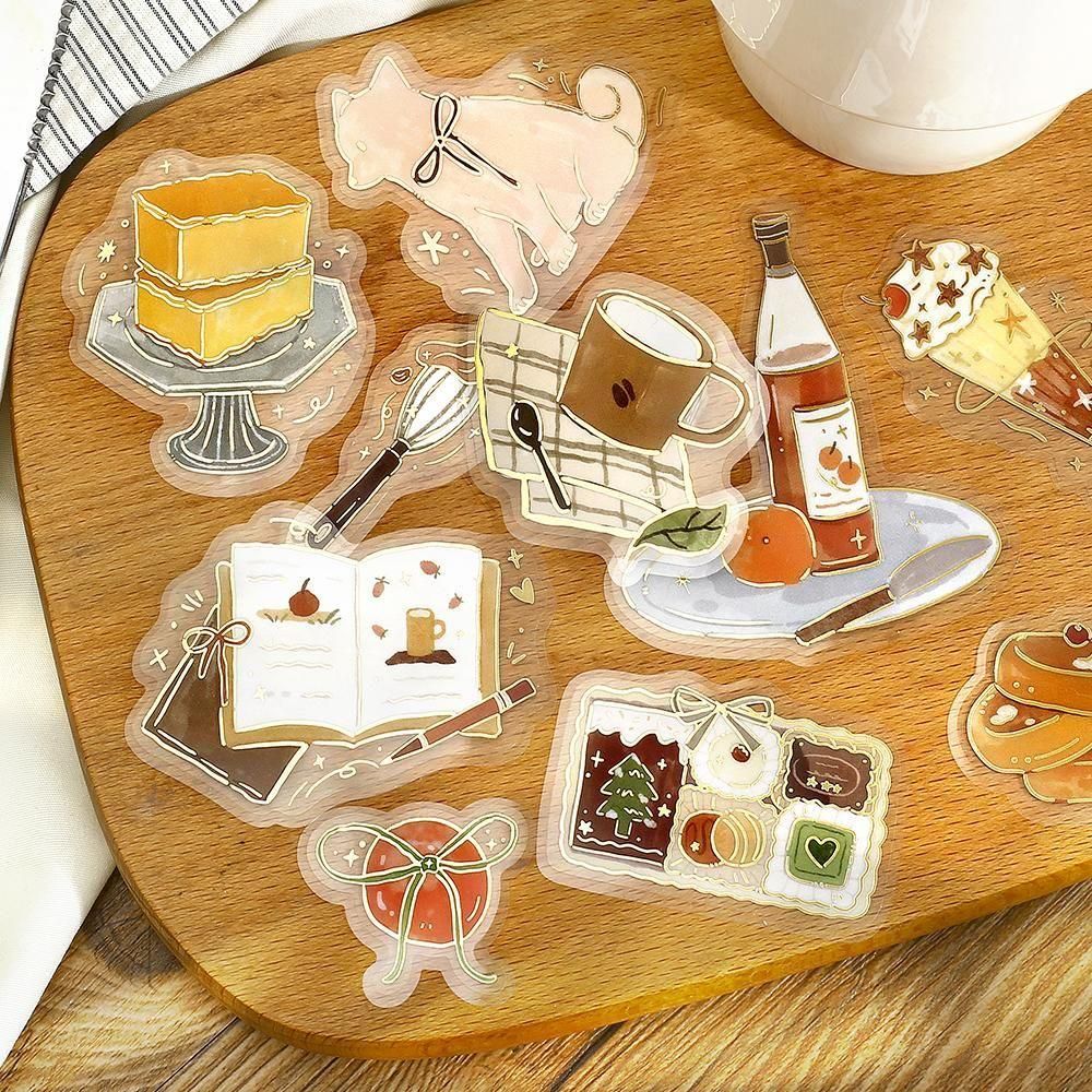 BGM Clear Flake Stickers - Dolce Vita - Sweet Recipes