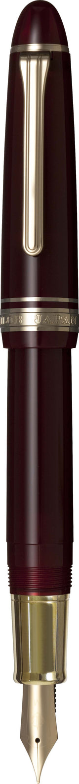 Sailor 1911 Casual L Stable Fountain Pen with Gold Trim - Muted Red