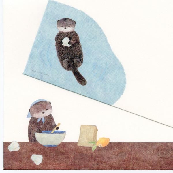 NB Envelopes - Ressa - A Sea Otter and Shell Madeleines