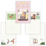 NB Letter Paper - Ressa - A Rabbit with a Flower Ornament