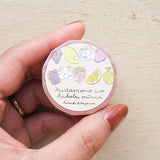 Hyogensha Cozyca Heisuke Kitazawa Foil-Stamped Masking Tape - Kudamono wo Hakobu Minna
