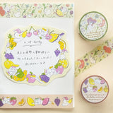 Hyogensha Cozyca Heisuke Kitazawa Foil-Stamped Masking Tape - Kudamono wo Hakobu Minna