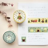 Hyogensha Cozyca Mariko Fukuoka Foil-Stamped Washi Tape - To the Forest