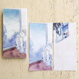 Hyogensha Cozyca Sayuri Fujimaki One-Line Sticky Notes - Travel & Life