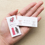 Hyogensha Cozyca Necktie One-Line Sticky Notes - Letter Writing - Flower
