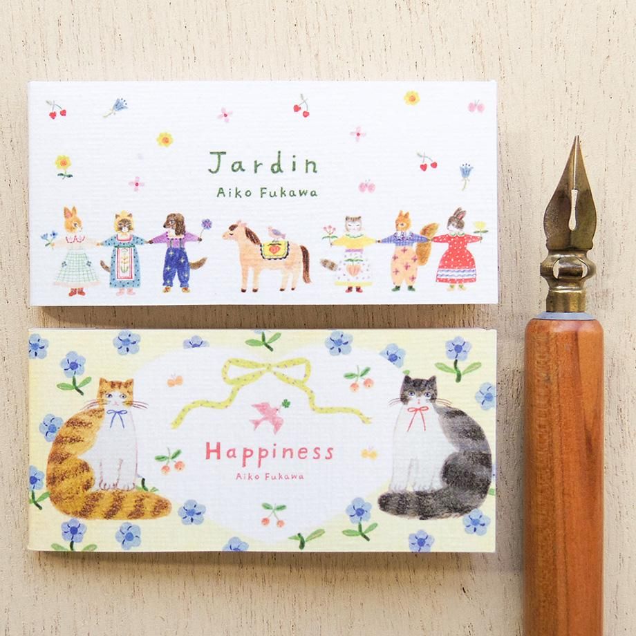 Hyogensha Cozyca Aiko Fukawa One-Line Sticky Notes - Jardin・Happiness