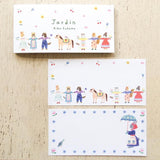 Hyogensha Cozyca Aiko Fukawa One-Line Sticky Notes - Jardin・Happiness
