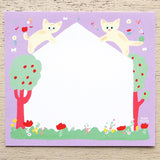 Hyogensha Cozyca Tada Reiko Memo Pad - Cat's Life