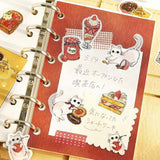 BGM Flake Stickers - Welcome Meow - Cafe Shironeko