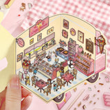 BGM Diorama 2.5D Stickers - Vol. 3 - Crepe Shop