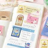 BGM Memo Pad Set - Memono - Cafe à la Mode Stained Glass