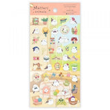 NB Large Clear Sticker - Mattari - Long-tailed Tit and Sewing