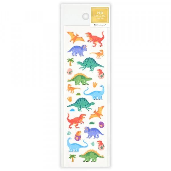 NB Pure Glitter Stickers - Colorful Dinosaurs