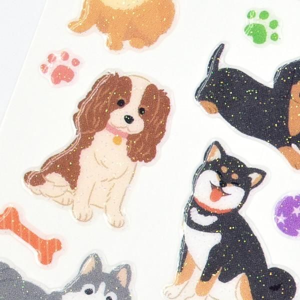 NB Pure Glitter Stickers - Dog