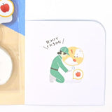 NB ZOOm in Animals Flake Stickers - Polar Bear