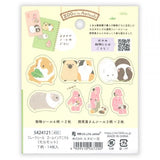 NB ZOOm in Animals Flake Stickers - Guinea Pig