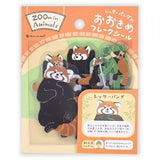 NB ZOOm in Animals Flake Stickers - Red Panda