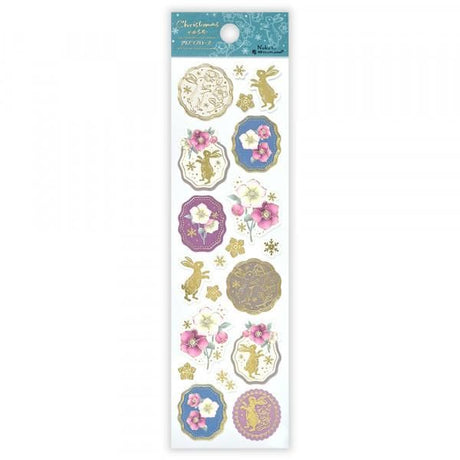 NB Hana Yosoou Stickers - Christmas Rose