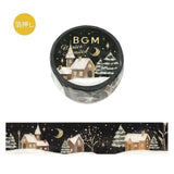 BGM Washi Tape - Winter Limited - Snowy Night (Limited Edition)