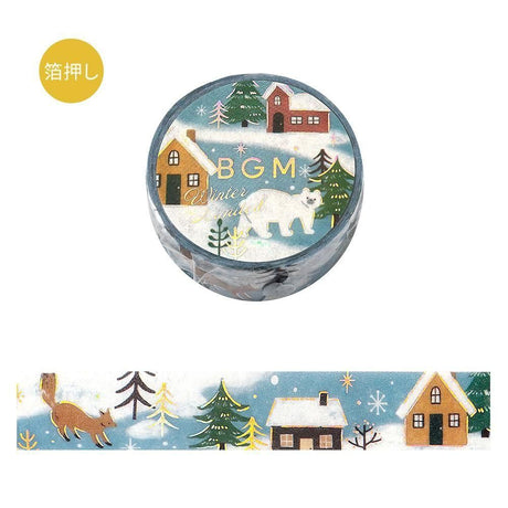 BGM Washi Tape - Winter Limited - Nordic Winter Scenery (Limited Edition)