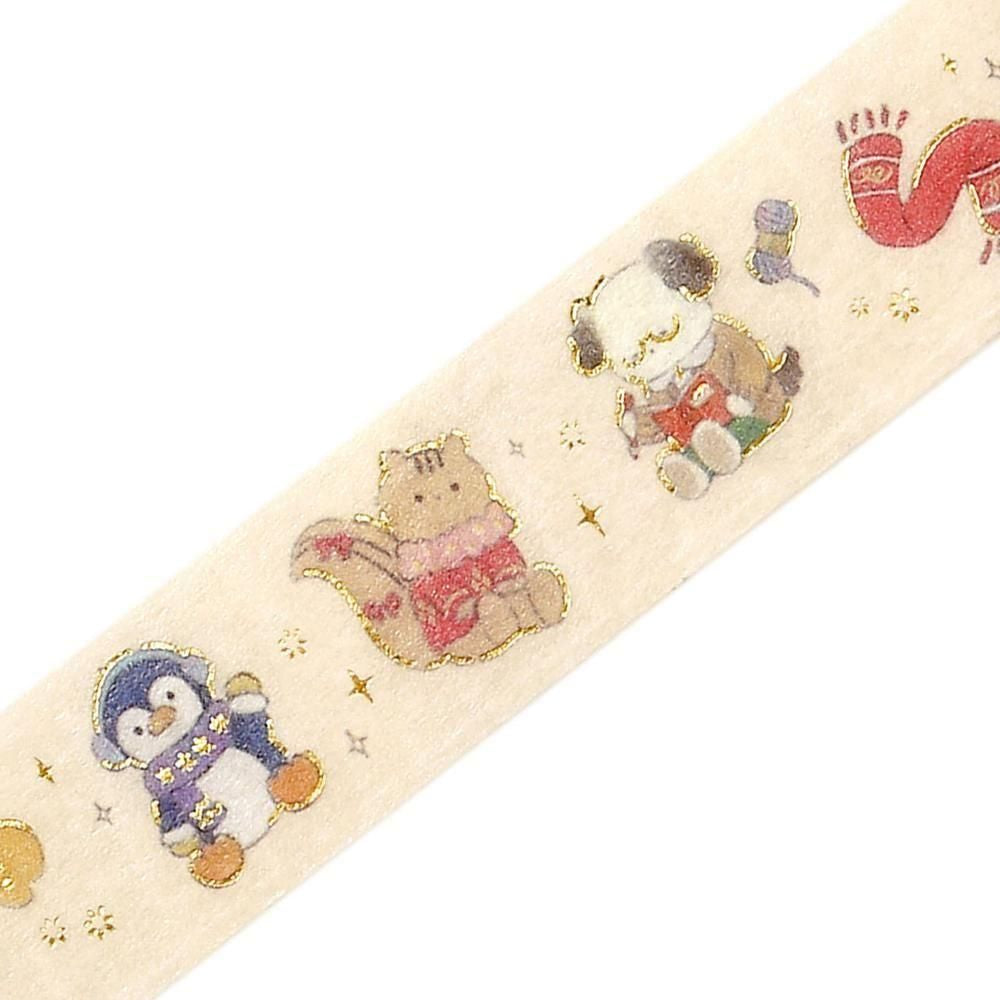 BGM Washi Tape - Winter Limited - Animals Getting Ready for Winter (Limited Edition)