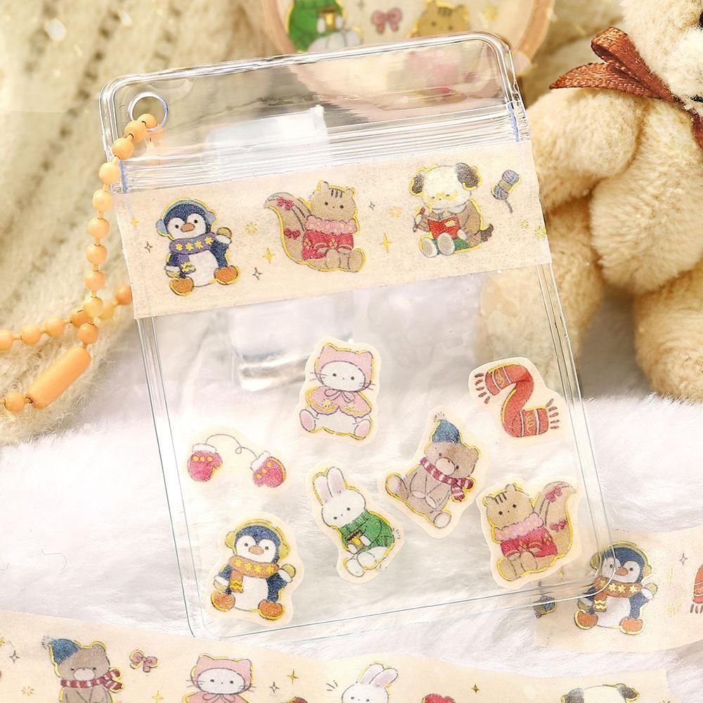 BGM Washi Tape - Winter Limited - Animals Getting Ready for Winter (Limited Edition)