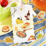 BGM Flake Stickers - Let's Eat, Meow! - Italinyan