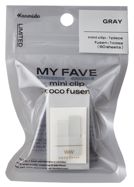 Kanmido My Fave - Mini Clip and Coco Fusen Sticky Notes