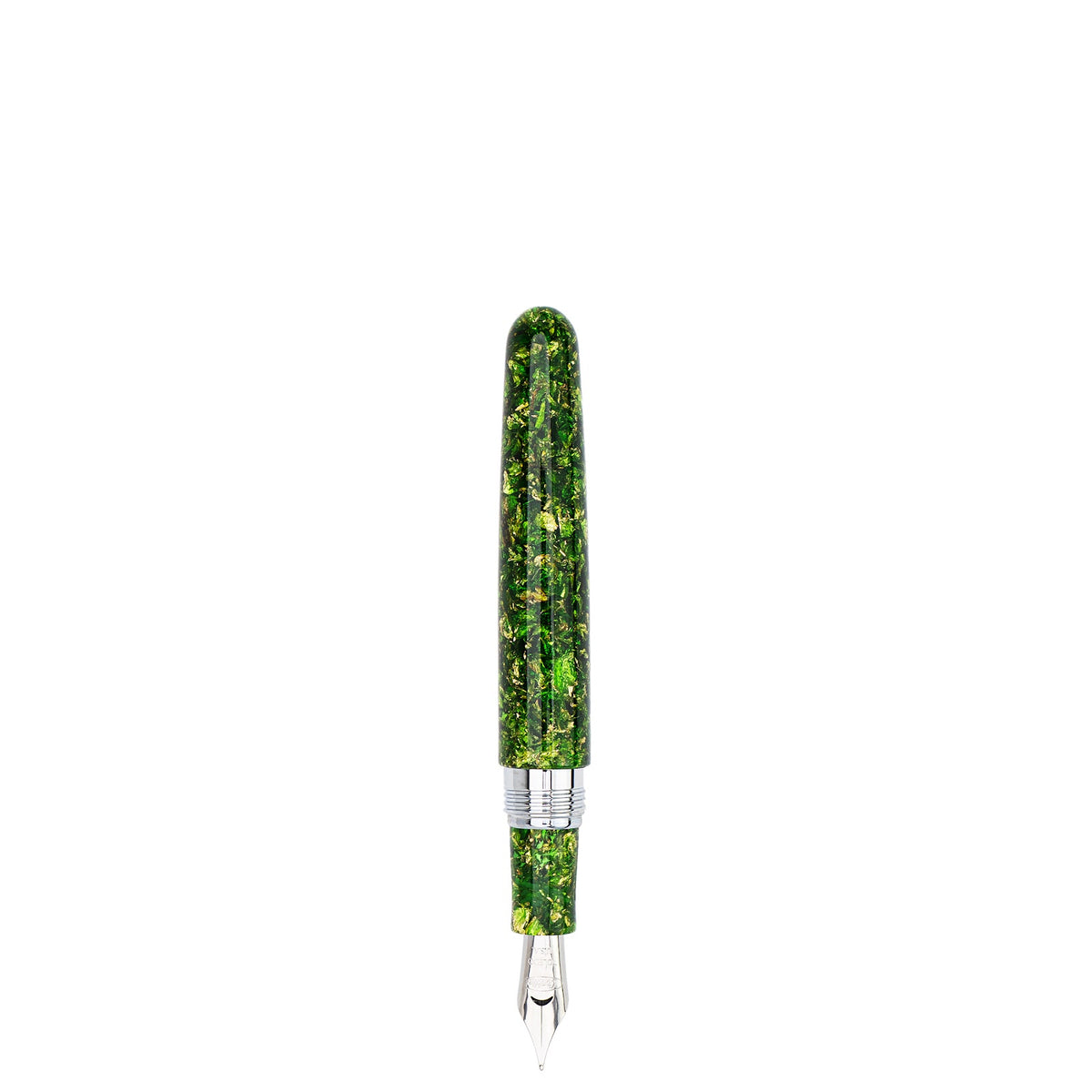 Conklin 1898 Solaris Fountain Pen - Green w/ Chrome Trim