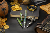 Conklin 1898 Solaris Fountain Pen - Green w/ Chrome Trim