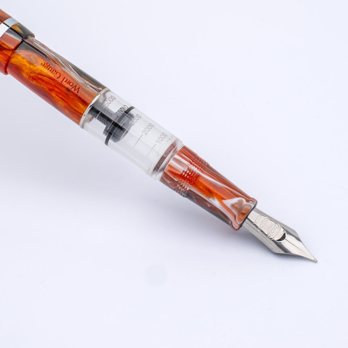 Conklin Word Gauge Fountain Pen - Flames of the Abyss